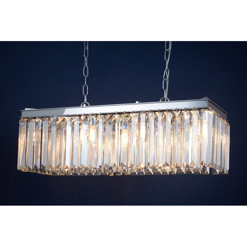 6 - Light Crystal Chandelier