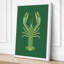 Lobster Study Botanical - Wrapped Canvas-1172833412-1172833414