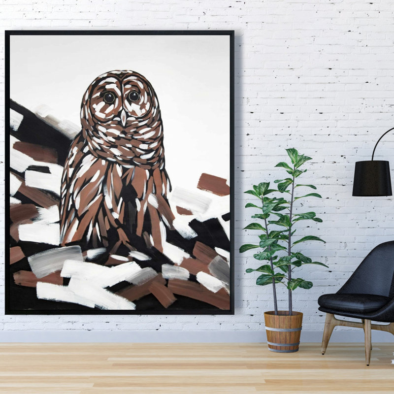 «Tawny Owl», reproduction sur toile