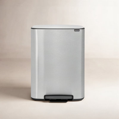Brabantia Bo Step On Trash Can, 16 Gallon
