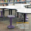 Tabouret ECR4Kids SitWell, hauteur réglable, siège actif-31674720