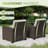 Woven Rattan Outdoor Patio Chair Set Of 2-815442435