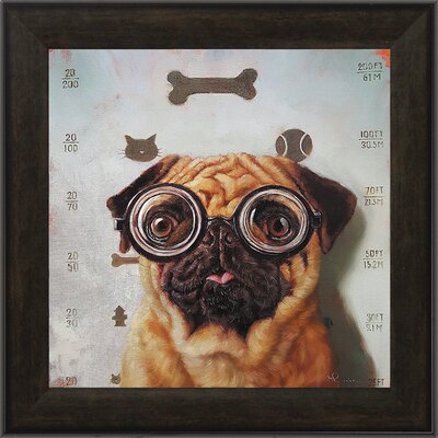 Canine Eye Exam' Framed Acrylic Painting Print -  Propac Images, 46507