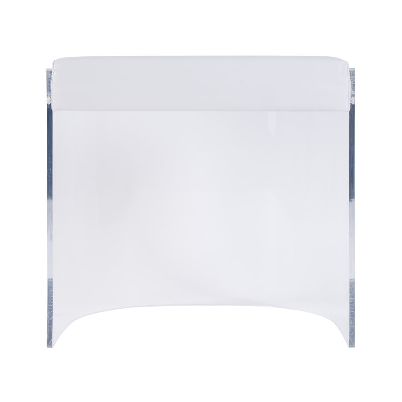 Solara 20 in. Seat Height Acrylic Accent Stool