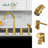 Pull Down Double Handle Kitchen Faucet-89360314