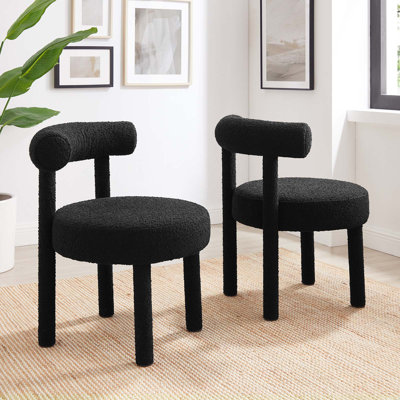 Modway Toulouse Side Fabric Upholstered Dining Chairs