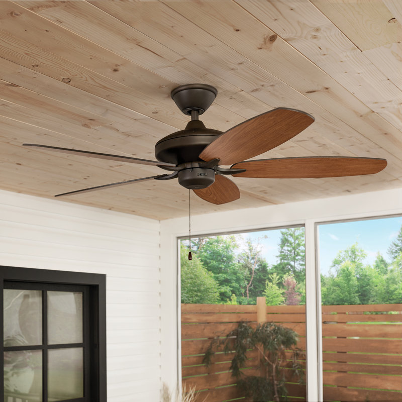 52'' Ceiling Fan, Satin Natural Bronze