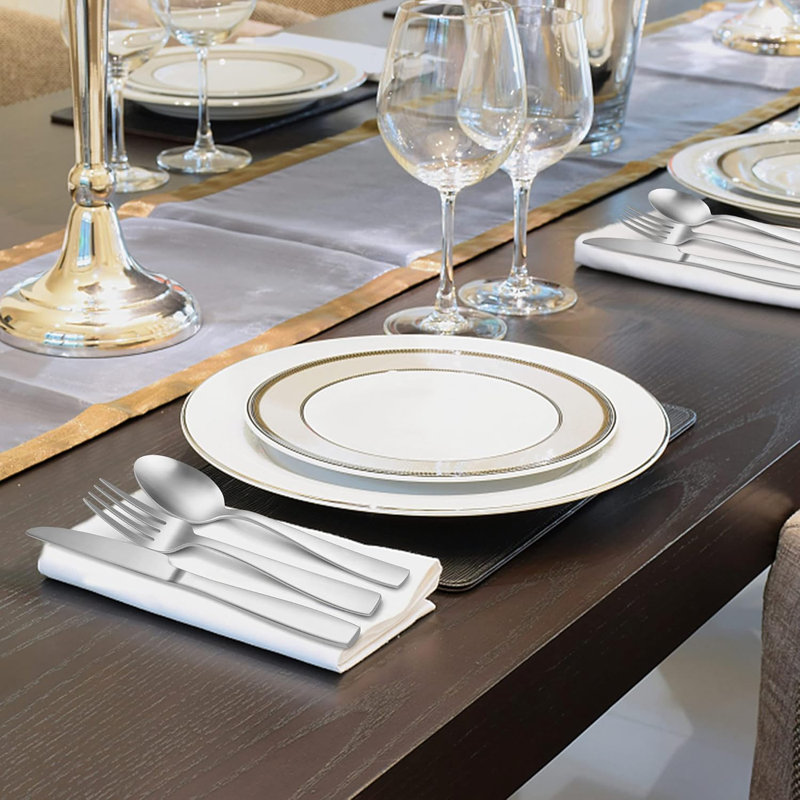 Latitude Run® Eikka Stainless Steel Flatware Set - Service for 8