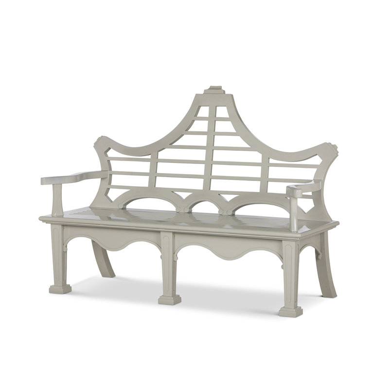 Bay Lake Garden Bench, Jet Black, Khaki