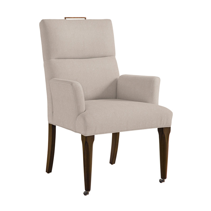 Brattle Road By Thom Filicia Arm Chair, Jiggles Fawn, Havana