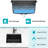 Black Quartz Undermount Kitchen Sink 17.58"X15.72" - Advanced Composite For A Stable Sink, Eliminates Noise And Dirt, Non Porous Cleaner Surfaces, Rounded Design, Comes With Guide Bottom Grid Granite