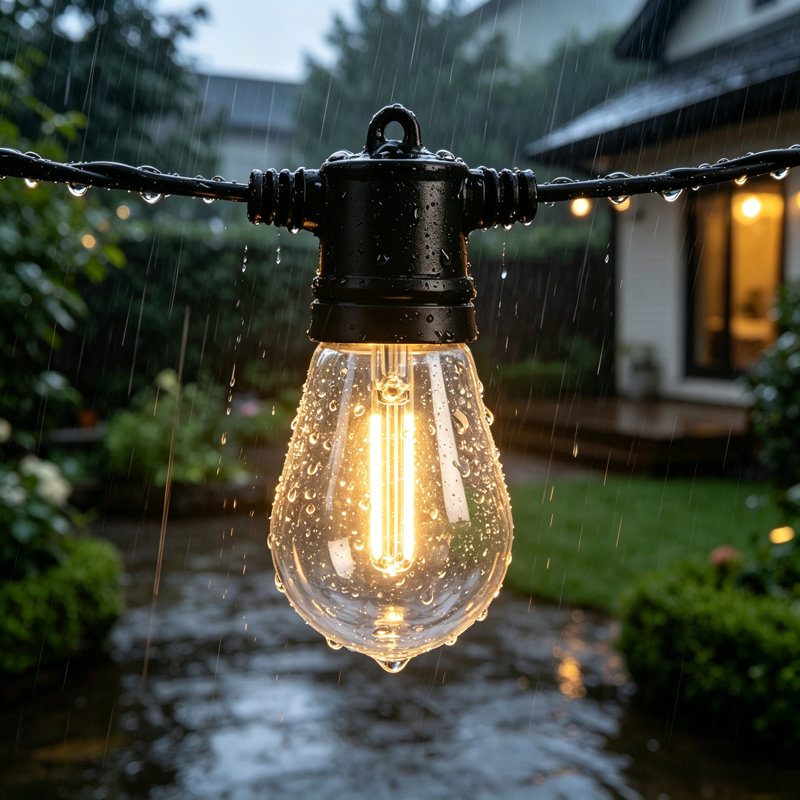 Shatterproof LED Outdoor Patio String Lights
