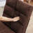 14 - Position Adjustable Floor , Triple Fold Down, 5 Reclining Positions, Brown Fabric, Linen Filler, Metal Frame, With One Pillow For Family Nests In Small Apartments Couch, Surface, Filling,
