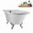 62" Streamline Clawfoot Tub,Tray,Drain, Clawfeet-101628981-102218223