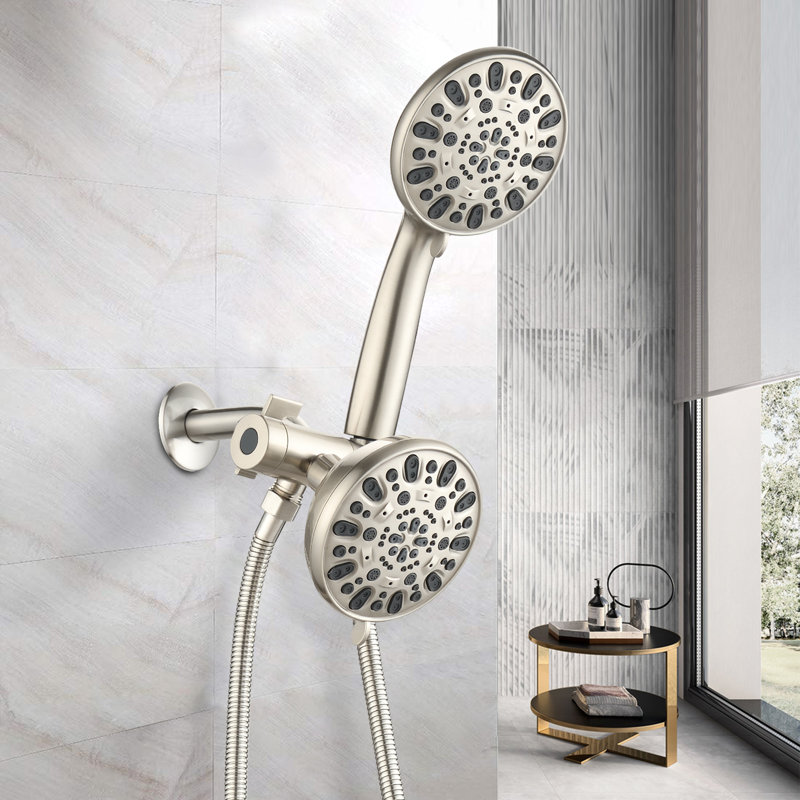 Dual Shower Head 1.8 GPM GPM, Brushed Nickel 