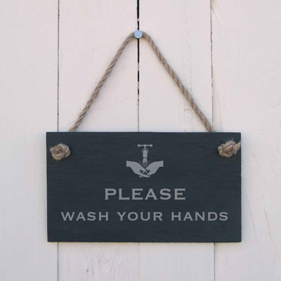 Please Wash Your Hands Sign