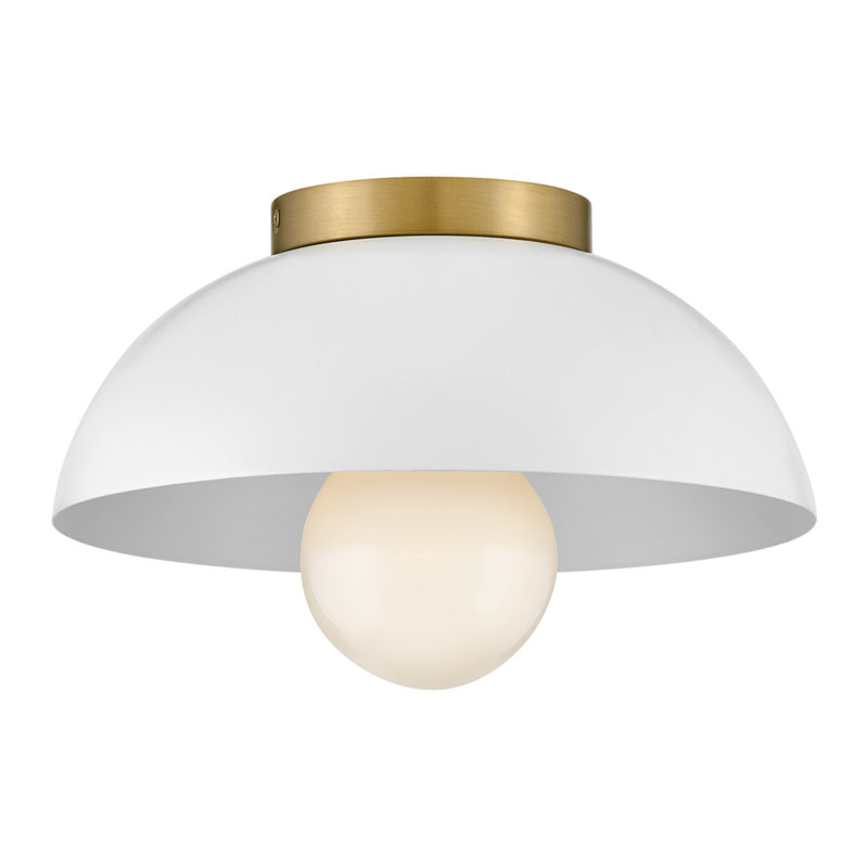 Plafonnier encastré 1 lumière Kebo, Blanc mat