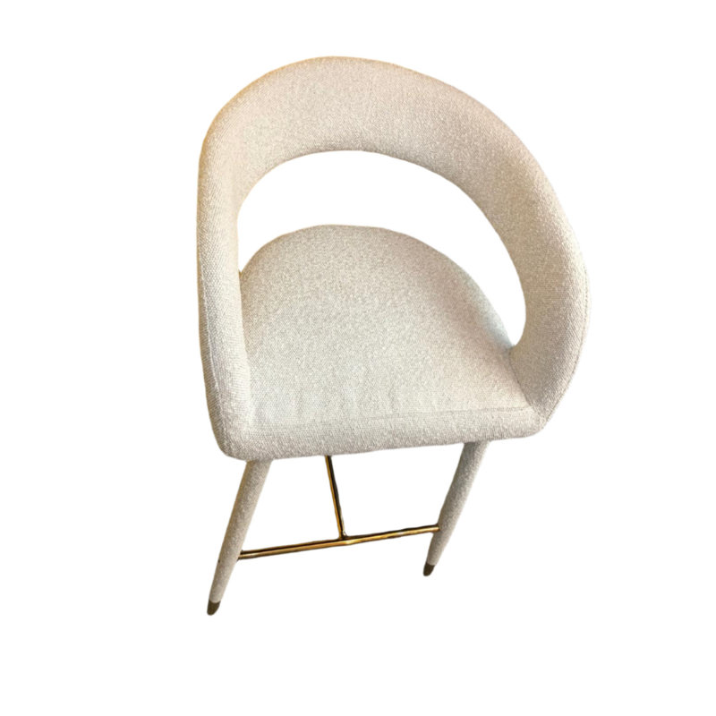 Tabouret Felix, Blanc