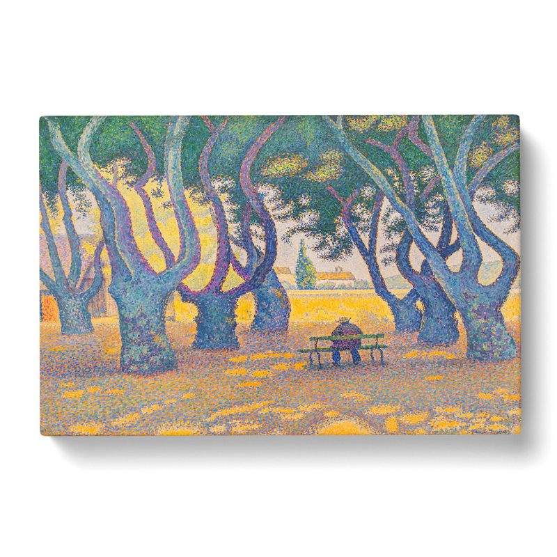 Place Des Lices by Paul Signac - Wrapped Canvas Painting, 50cm H x 76cm W x 3cm D