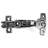 165 Degree Full Frameless Concealed Overlay Hinge