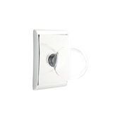 Double Dummy Bristol Crystal Knob with Neos Rose