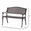 Banc de patio en aluminium