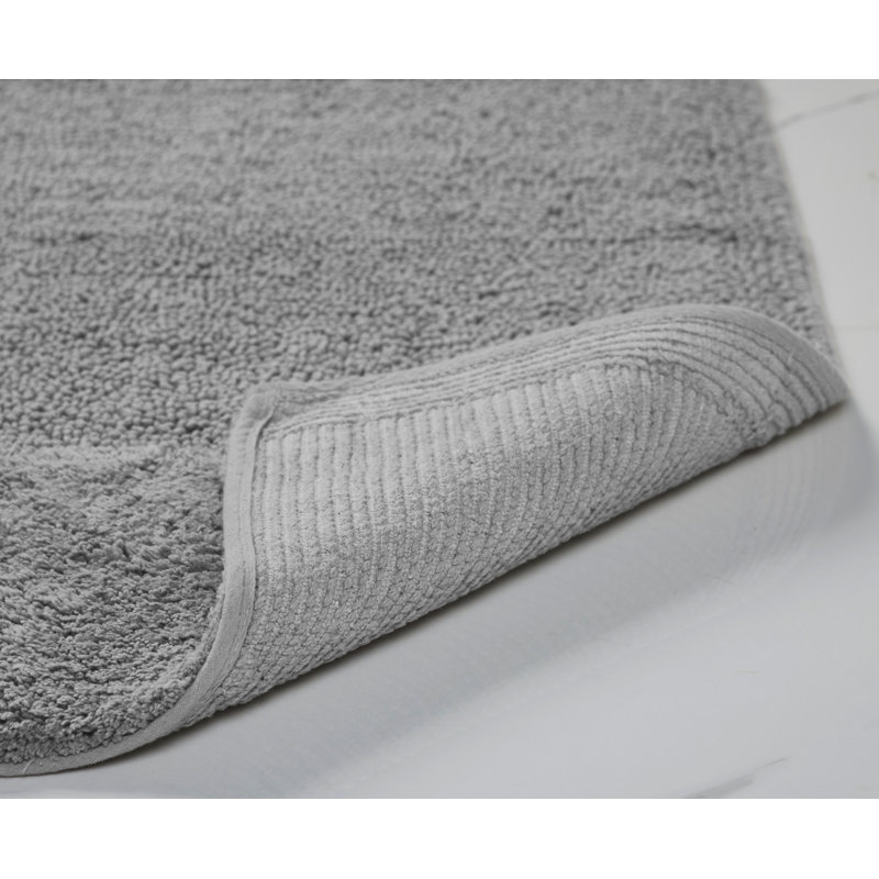 Granada 100% Cotton Tufted Contour Bath Rug – Soft, Absorbent, Non-Slip, Machine Washable Luxurious Solid U-shaped Toilet Rug