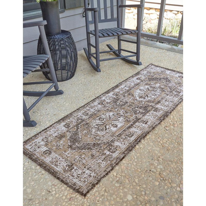 Susan Oriental Indoor / Outdoor Rug, Runner 2' x 6'