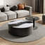 Table basse ronde en pierre micro-cristalline-122913993