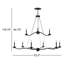 Sawyer 9 - Light Chandelier