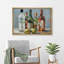 «Green Lemon Drinkware», impression sur toile encadrée de bouteilles en verre-108345531-108345534