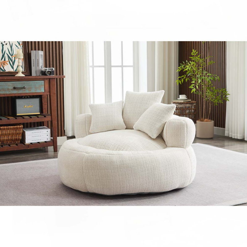 Fauteuils à billes en mousse, Blanc