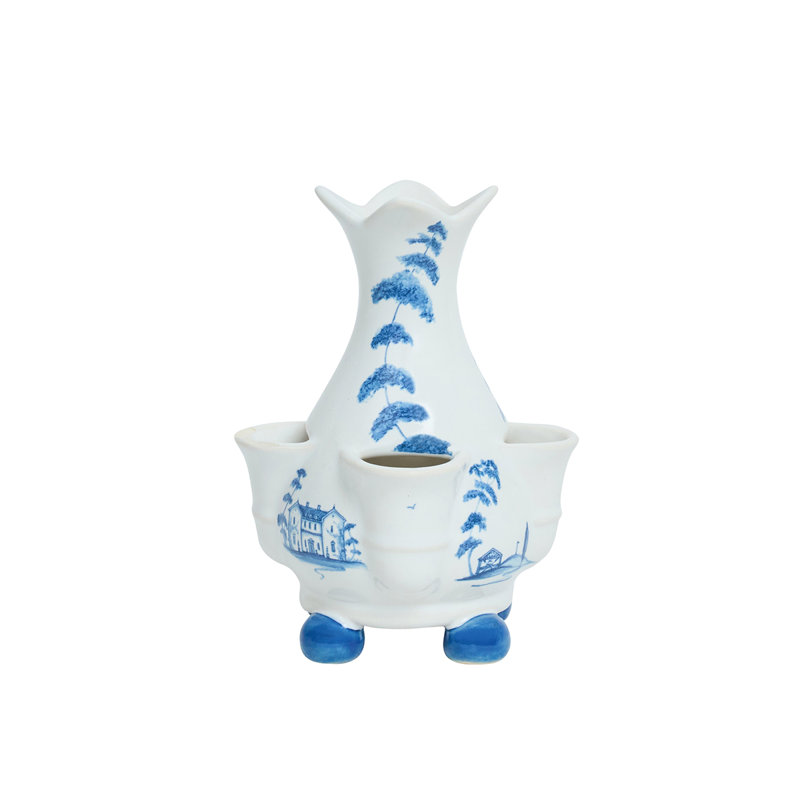 Country Estate 6" Tulipiere Vase - Delft Blue, Delft Blue