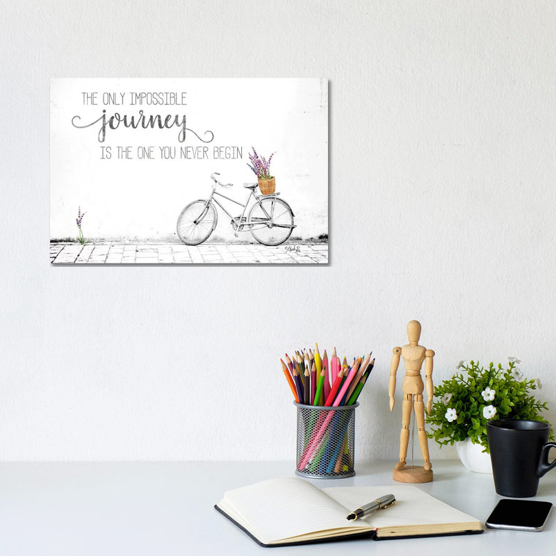 Impossible Journey 1 Piece Wrapped Canvas Painting, 20.32cm H x 30.48cm W x 1.91cm D