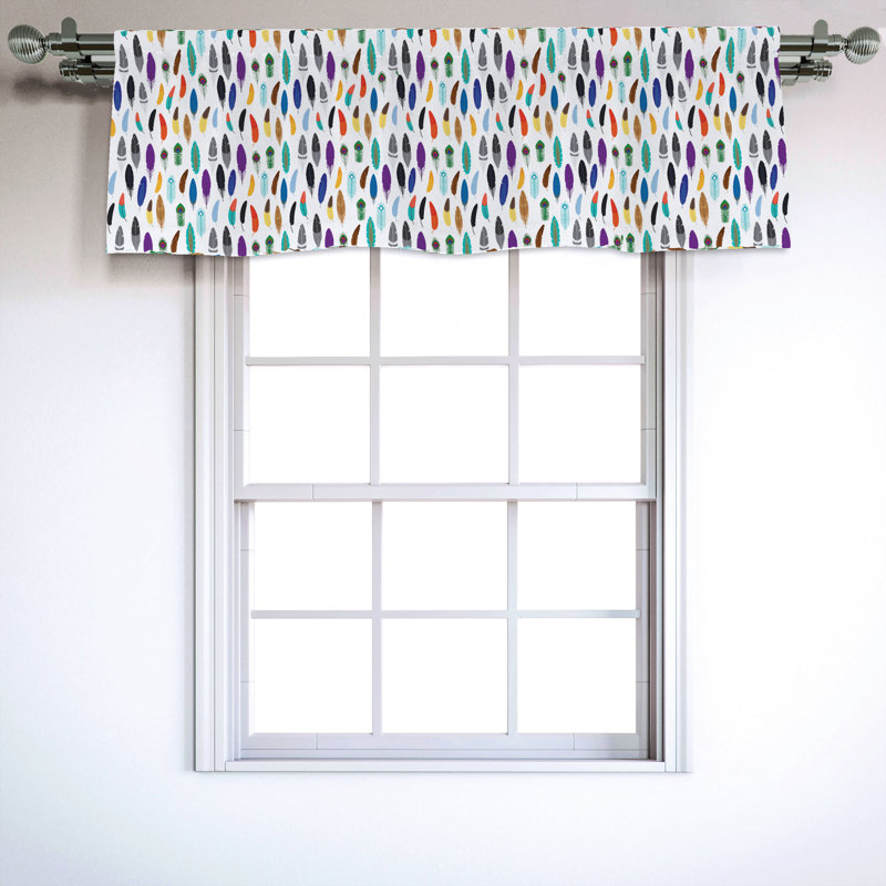 Sateen Ruffled Window Valance