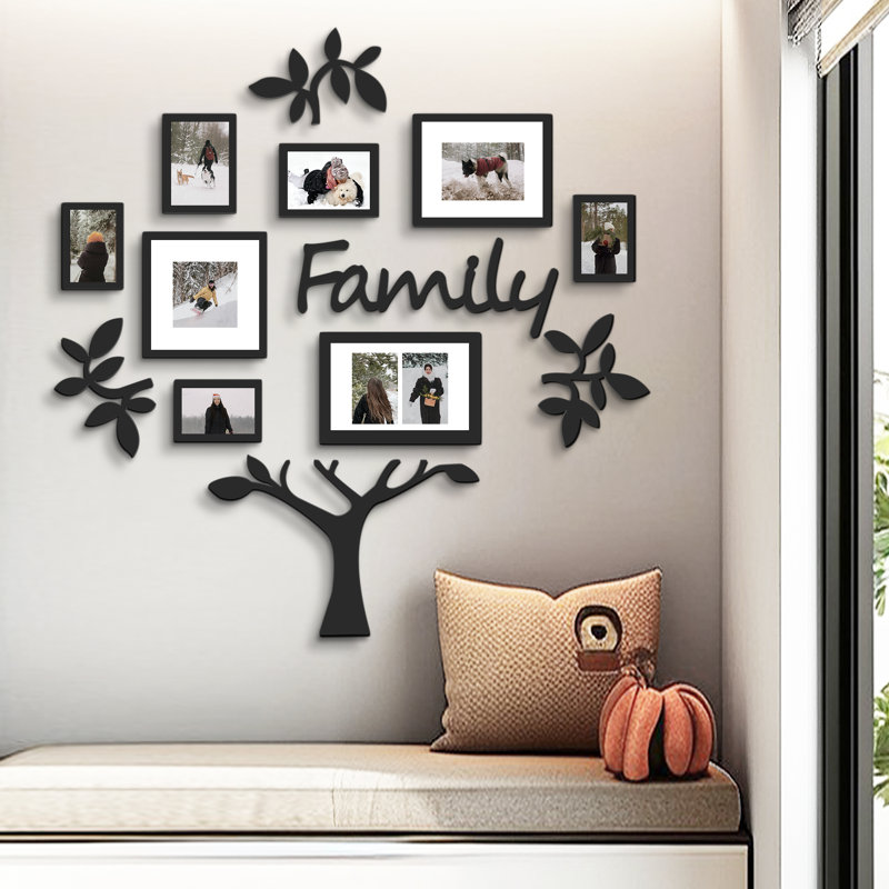 Family Tree Picture Frame Wall Decor Set