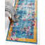 Tapis décoratif bleu oriental Glenys-20252601