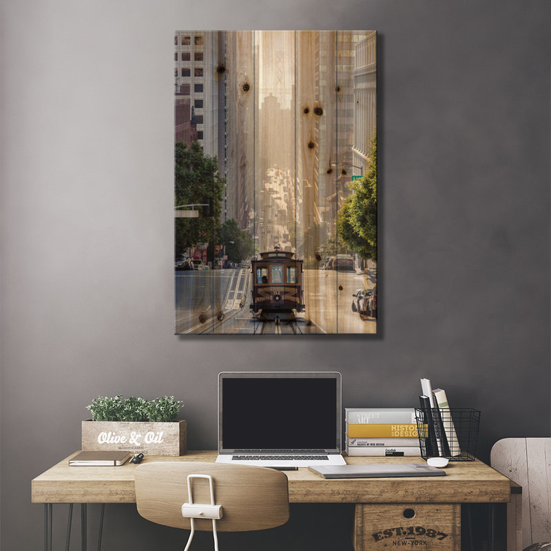 Téléphérique, San Francisco, Californie, États-Unis, L 26 po x H 40 po