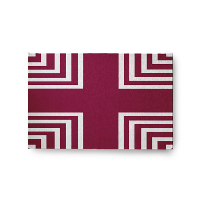 Chenille Geometric Indoor Rug