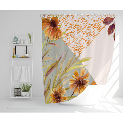 Litisha Polyester Shower Curtain