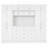 126" W Large Pantry Cabinet Buffet Table