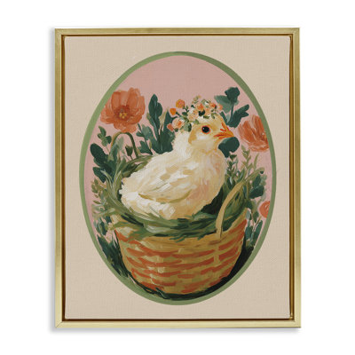 Cadre flottant Bloom Nest Chick, design par Yen