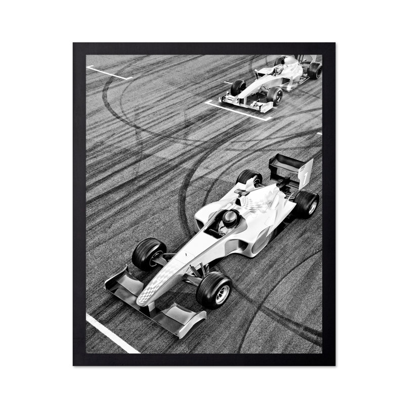 Voiture de course n ° 2, Unframed, Poster, 12"H x 16"W