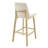 Amar Bar Stool In Fabric And Natural Ash Base - Set Of 1-347543992