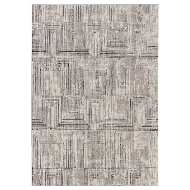 Striped Indoor Rug, Rectangle 9' x 12'