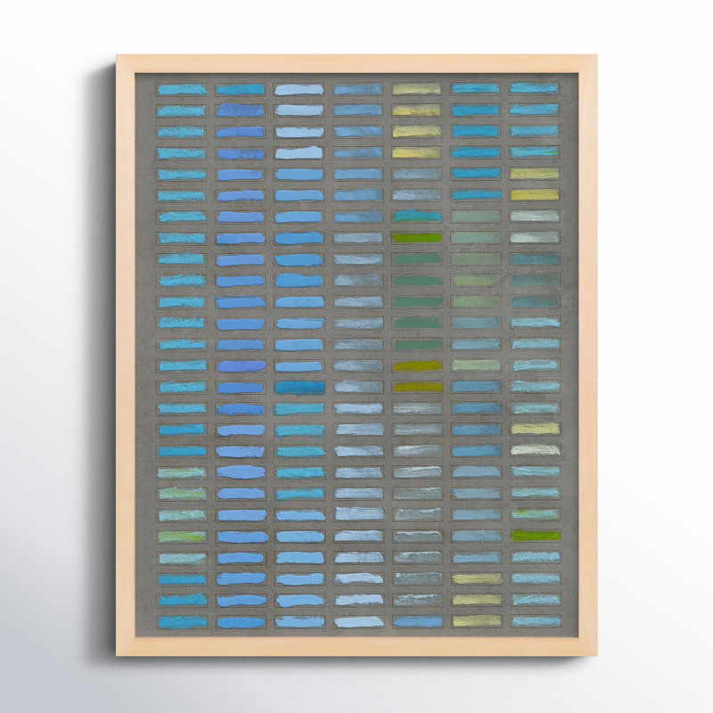 Beyond The Blues Painting by Jacques Pilon, 20" H x 16" W x 1.25" D, Maple