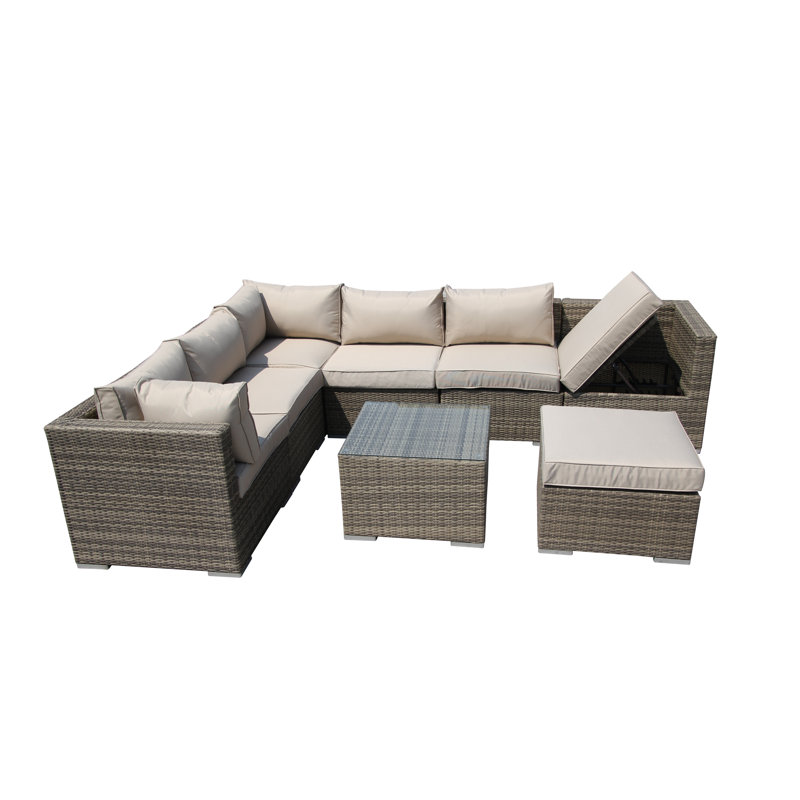 Halleh 7 - Person Conversation Set, Nature, Beige