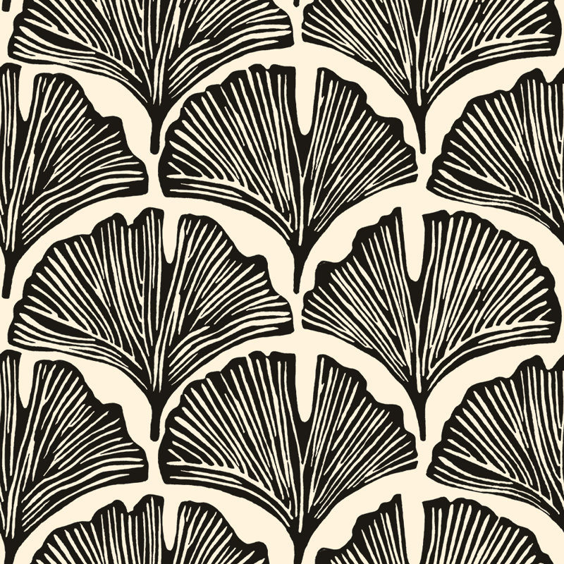 16.5' L x 20.5" W Smooth Peel and Stick Wallpaper Roll, Black