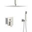 Pomme de douche carrée double nickel brossé 16 pouces, fixation carrée au plafond, couleur-120951929