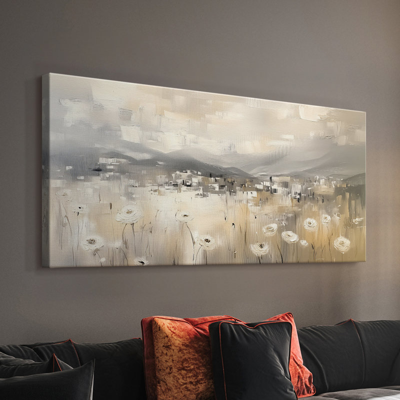 Botanical Series-CCLXVI- Toile tendue avec châssis - Prêt à accrocher, H 20 po x l 40 po